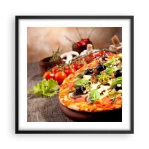 Plakat w czarnej ramie - Z tellurycznych ingrediencji - 50x50 cm