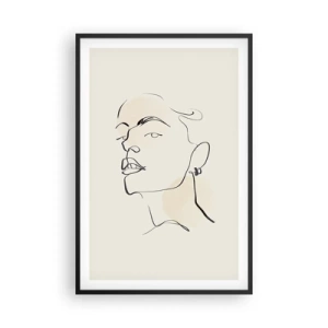 Plakat w czarnej ramie - Dumne spojrzenie - 61x91 cm