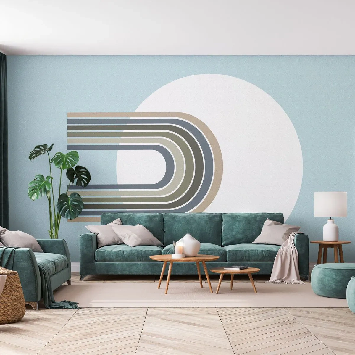 Fototapeta Premium Canvas - Nieodparte przyciąganie - Abstrakcja, Grafika, Sztuka - 200x140 cm