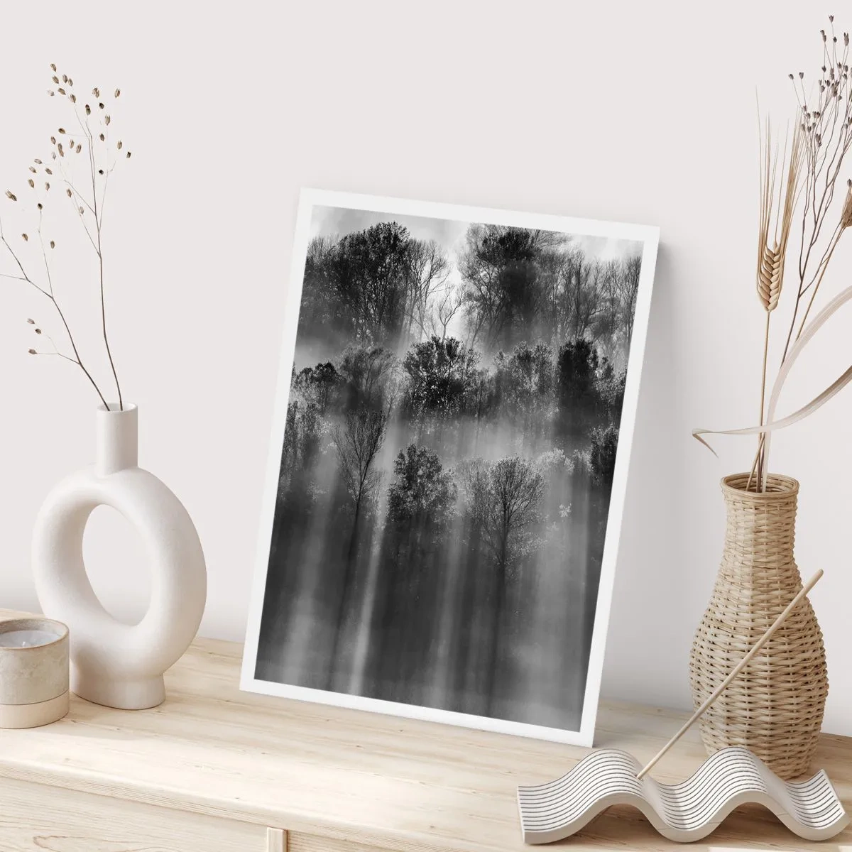 Plakat - W strumieniach światła - 70x100 cm