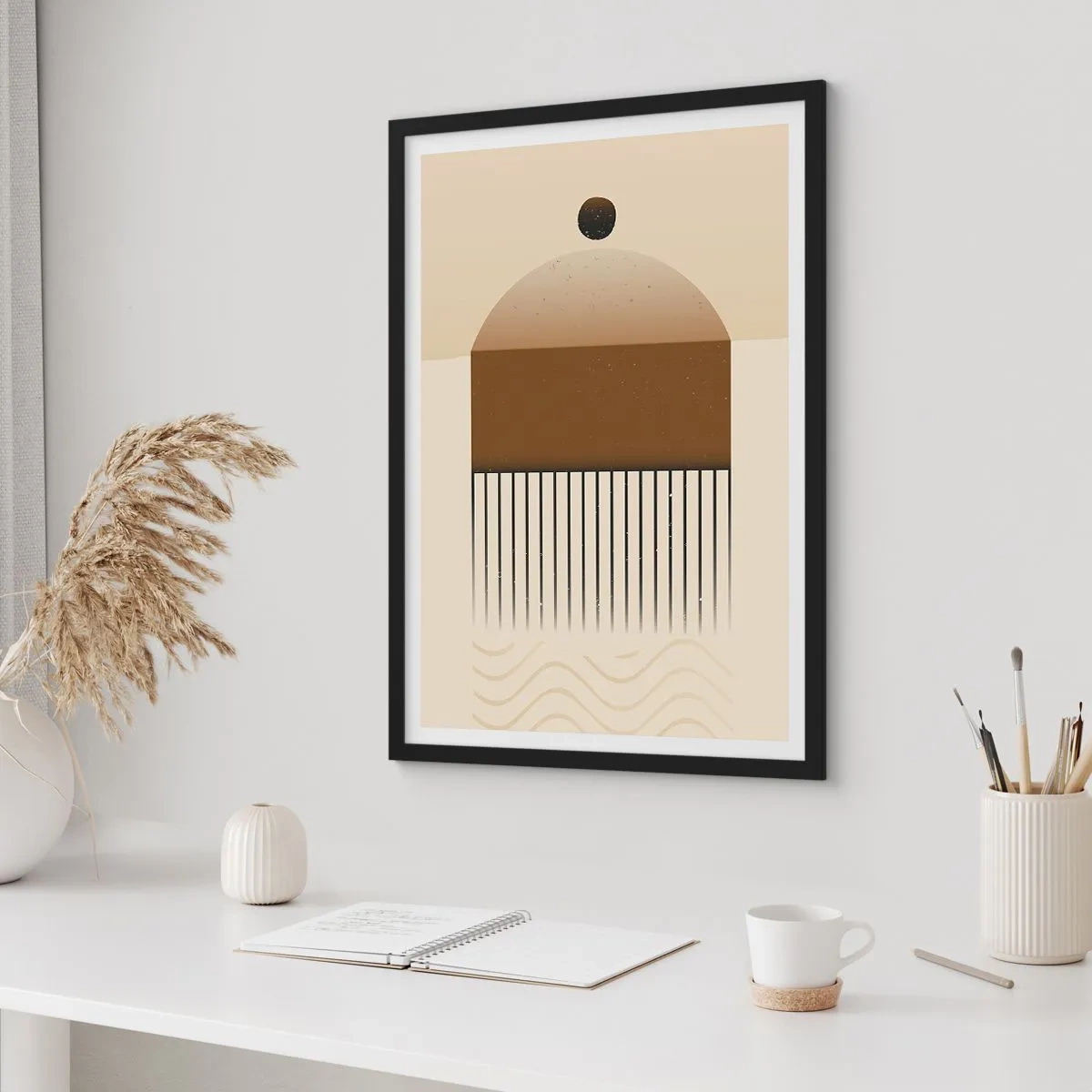 Plakat w czarnej ramie - Różne stany - 30x40 cm