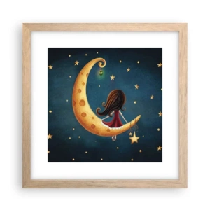 Plakat w ramie jasny dąb - Pewnego razu… - 30x30 cm