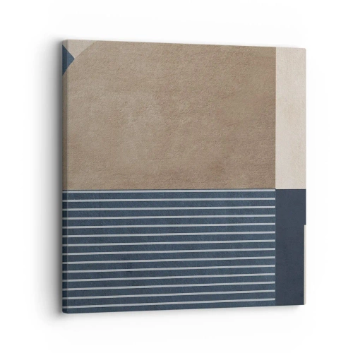 Obraz na płótnie - Kompozycja prostoty i krągłości - 30x30 cm