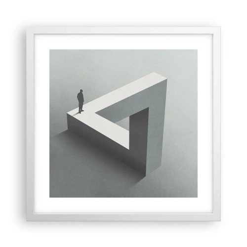 Plakat w białej ramie - A jednak możliwe - 40x40 cm