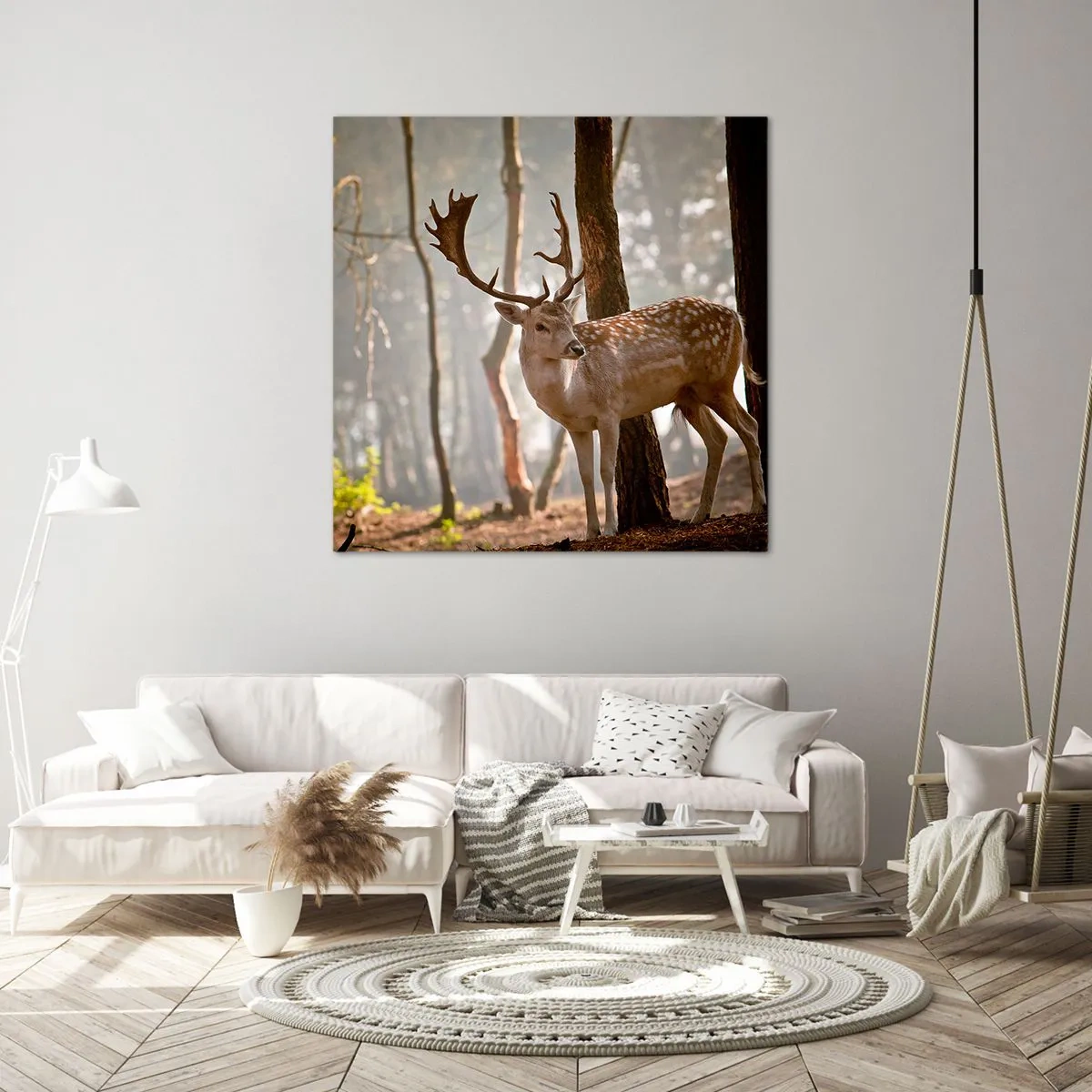 Obraz na płótnie - Światło młodości - 40x40 cm