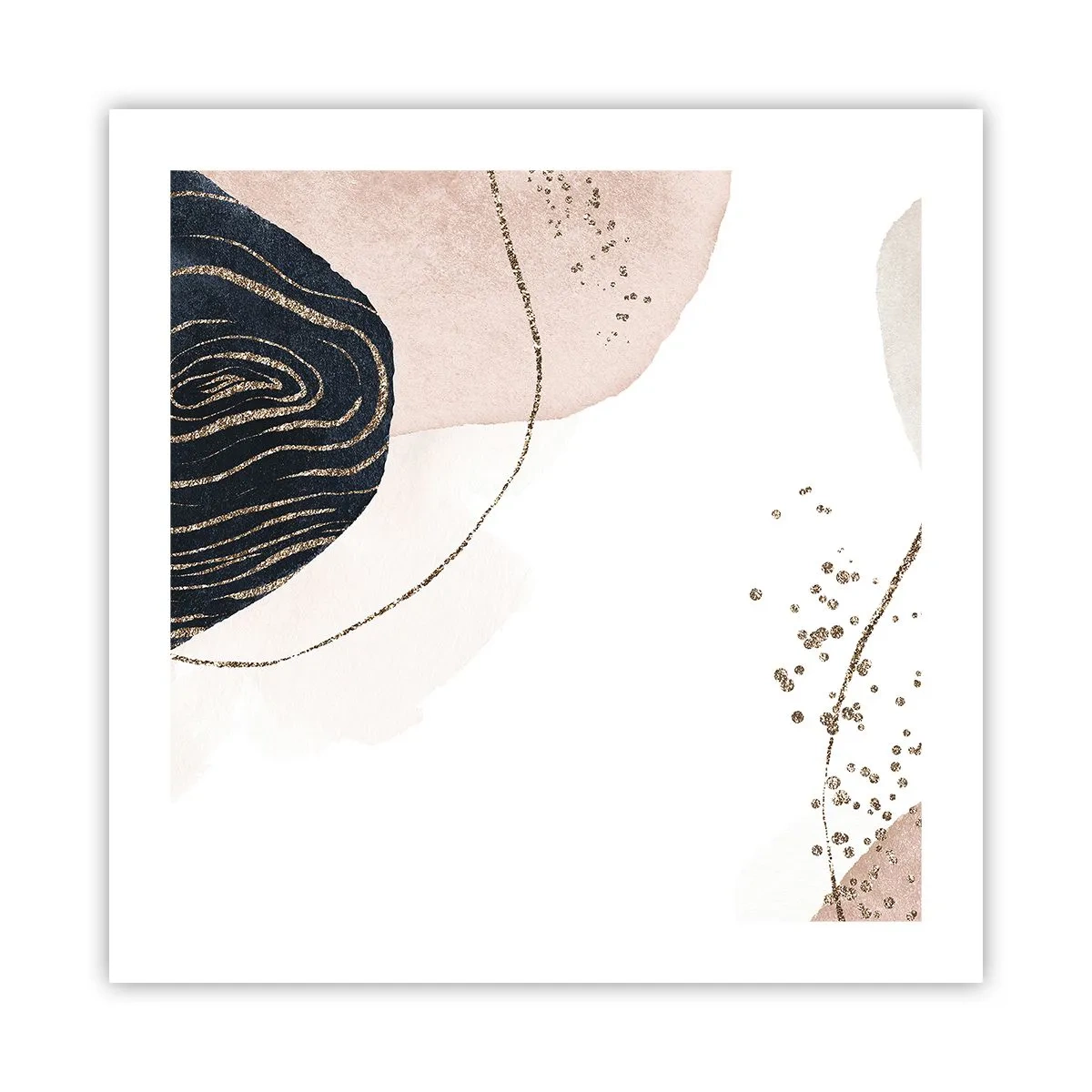 Plakat - Wszystko płynie - 50x50 cm