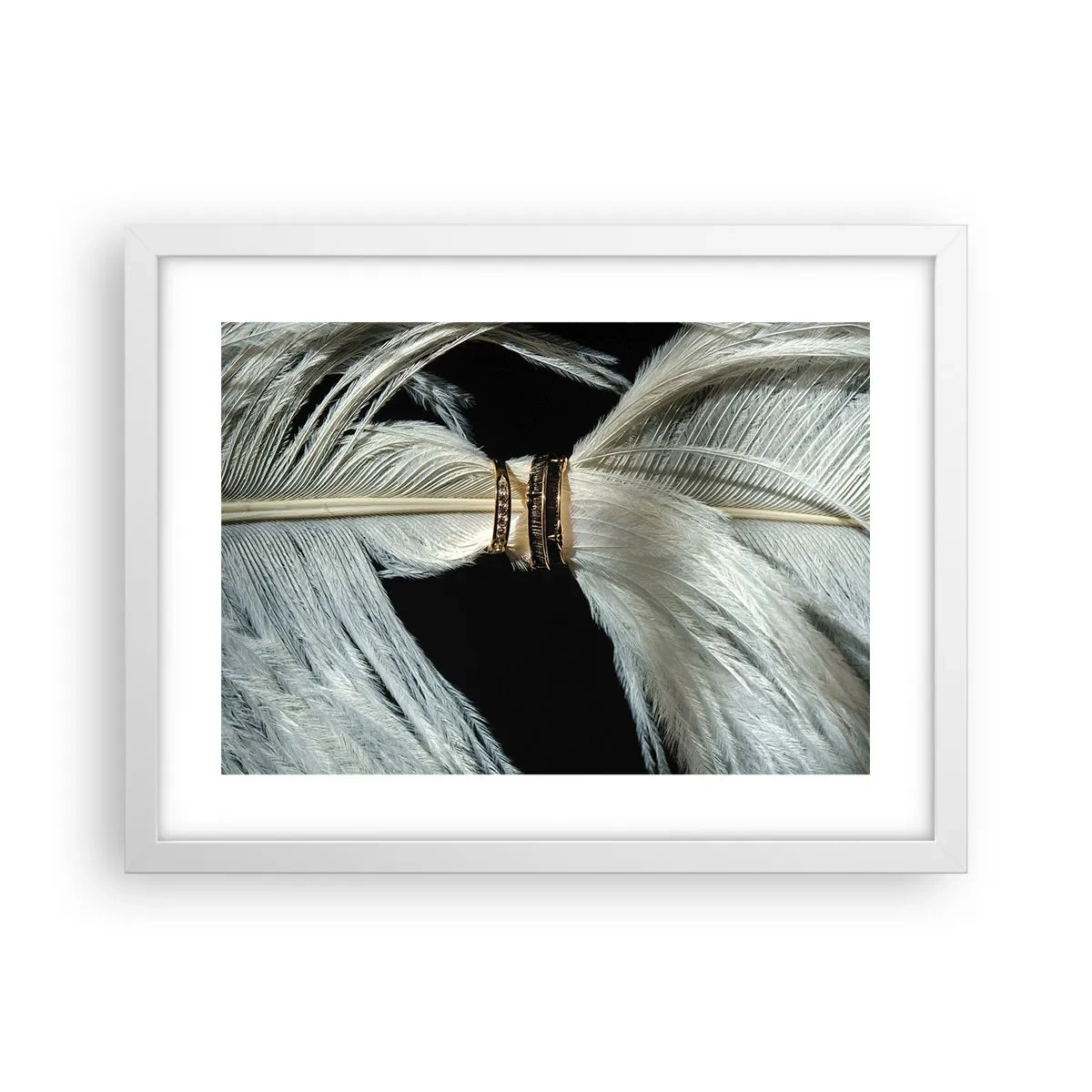 Plakat w białej ramie - ...i nie opuszczę Cię… - 40x30 cm