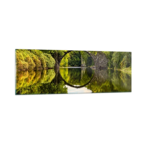 Obraz na szkle - Na styku dwóch światów - 90x30 cm
