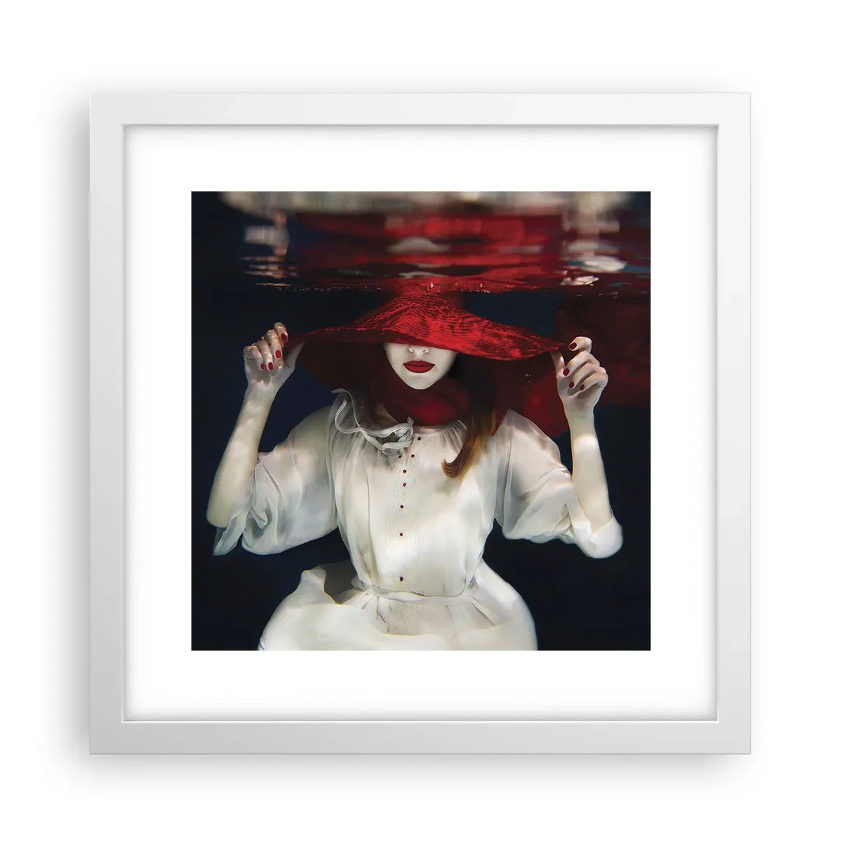 Plakat w białej ramie - Dziwożona - 30x30 cm