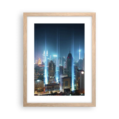 Plakat w ramie jasny dąb - Po berlińsku do nieba - 30x40 cm