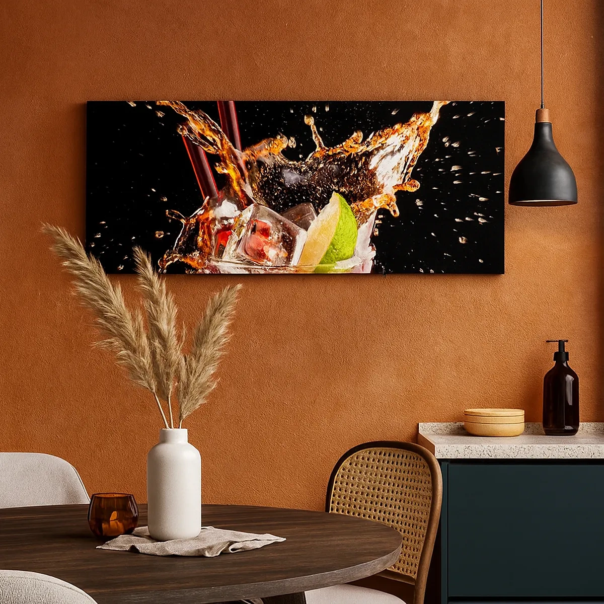 Obraz na płótnie - Radość i energia kolorów - 30x30 cm