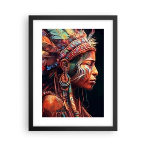 Plakat w czarnej ramie - Magiczny rytuał - 30x40 cm