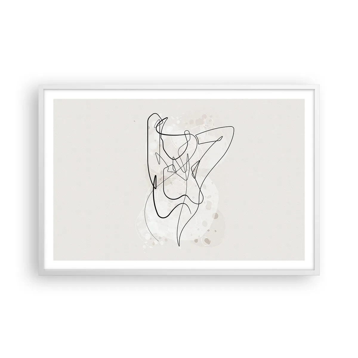 Plakat w białej ramie - Sztuka uwodzenia - 91x61 cm