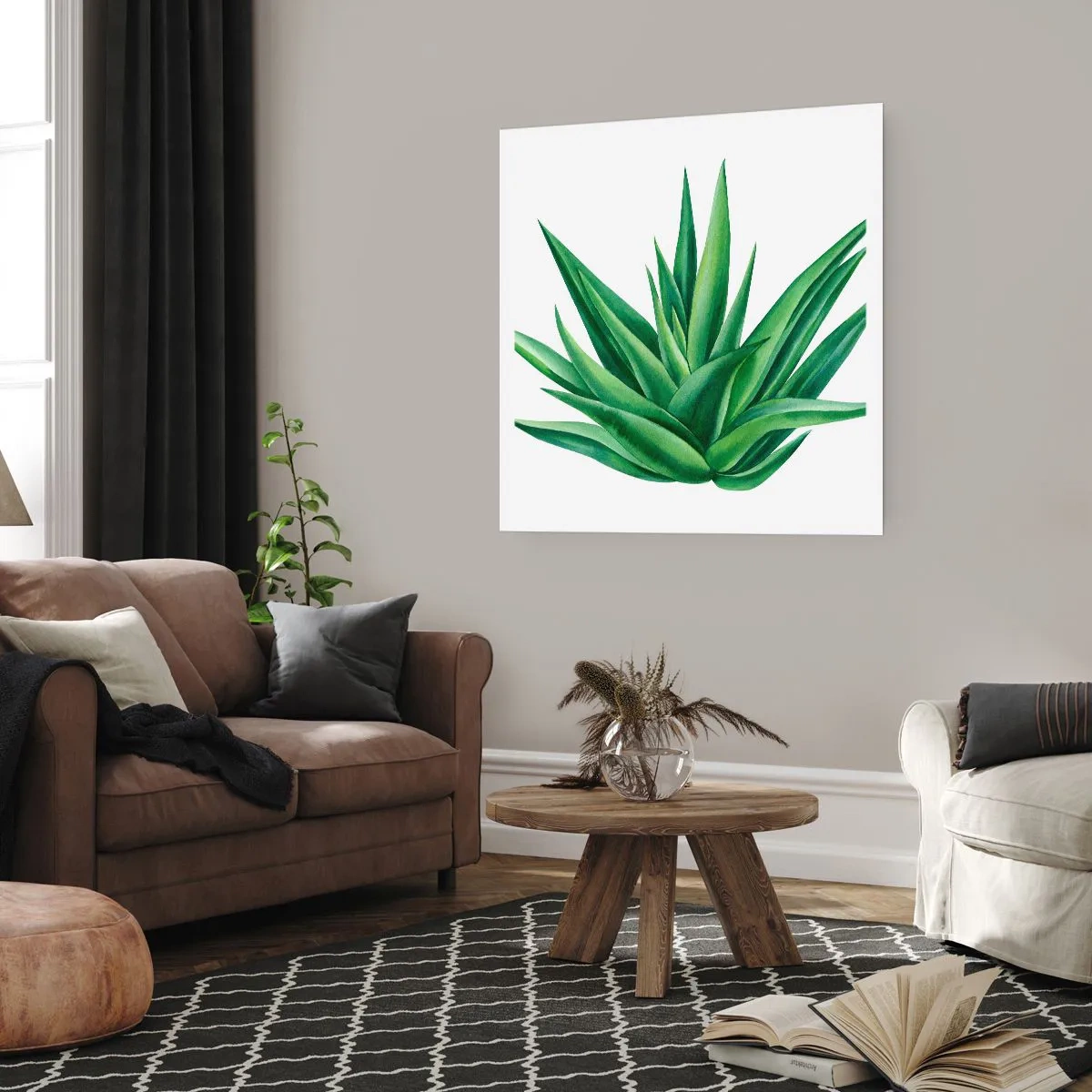 Plakat - Zieleń – siła – życie - 30x30 cm