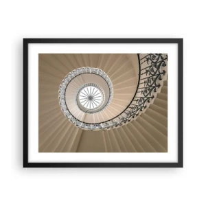 Plakat w czarnej ramie - W środku muszli - 50x40 cm