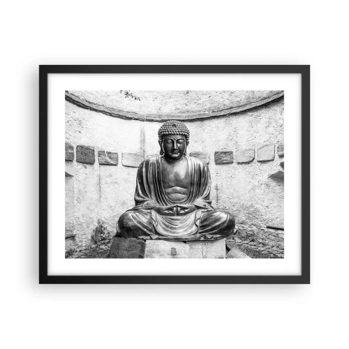 Plakat w czarnej ramie - U źródeł spokoju - 50x40 cm