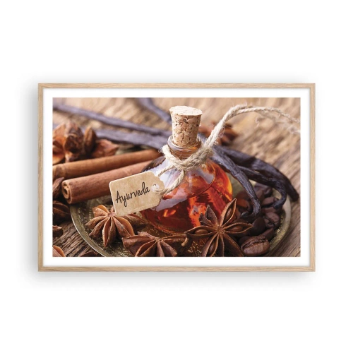 Plakat w ramie jasny dąb - Ku jedności ciała i ducha - 91x61 cm