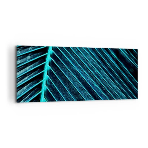 Obraz na płótnie - Faktura zieleni - 100x40 cm