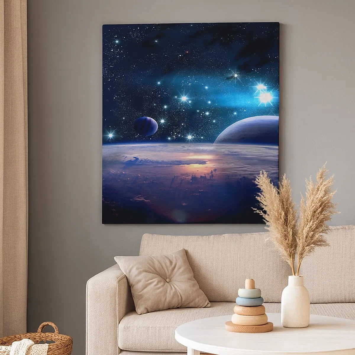 Obraz na płótnie - Wciąż sami? - 30x30 cm