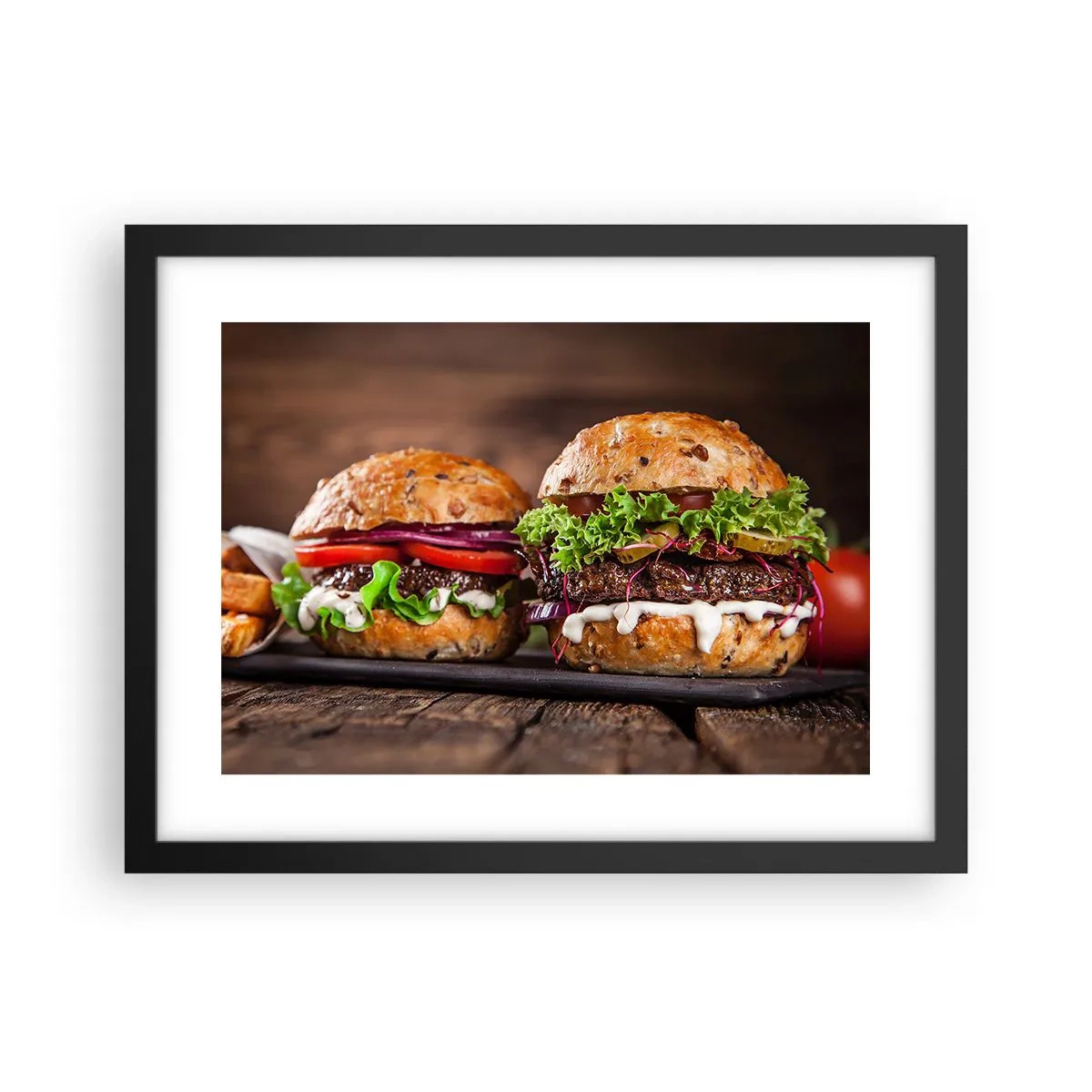 Plakat w czarnej ramie - American dream - 40x30 cm