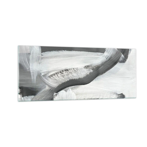 Obraz na szkle - Zdecydowanym ruchem - 100x40 cm