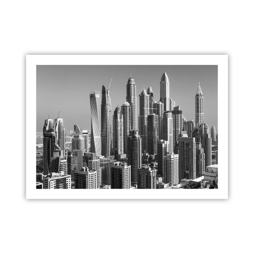 Plakat - Miasto nad pustynią - 70x50 cm