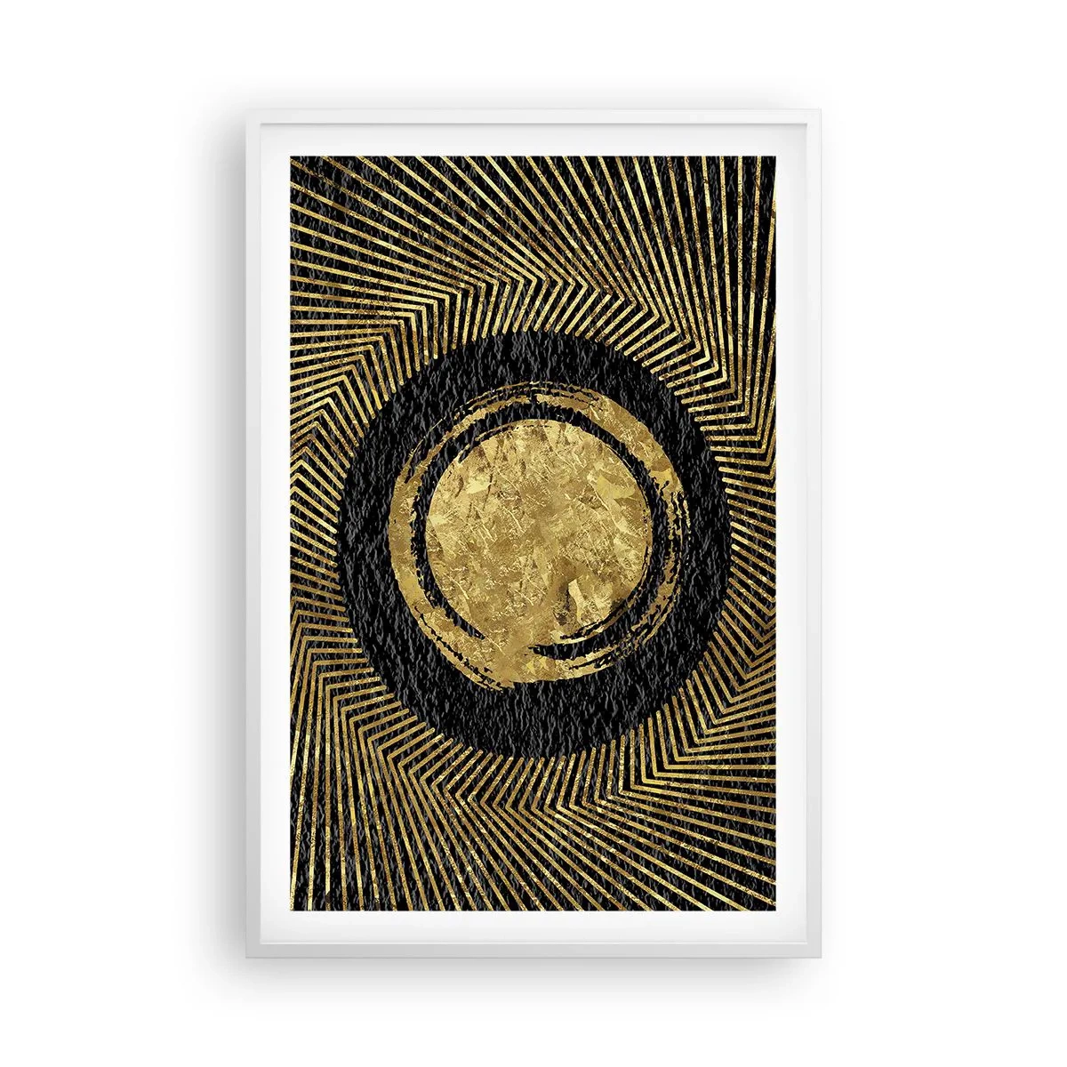 Plakat w białej ramie - Kompozycja glamour - 61x91 cm