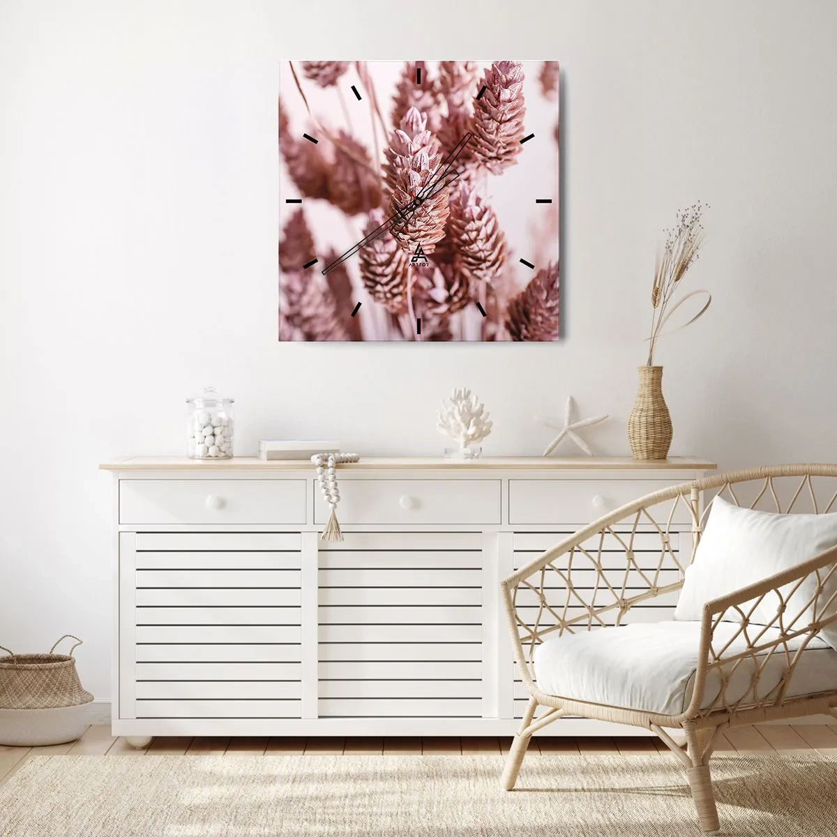 Zegar ścienny - Z pozoru niepozorne - 40x40 cm