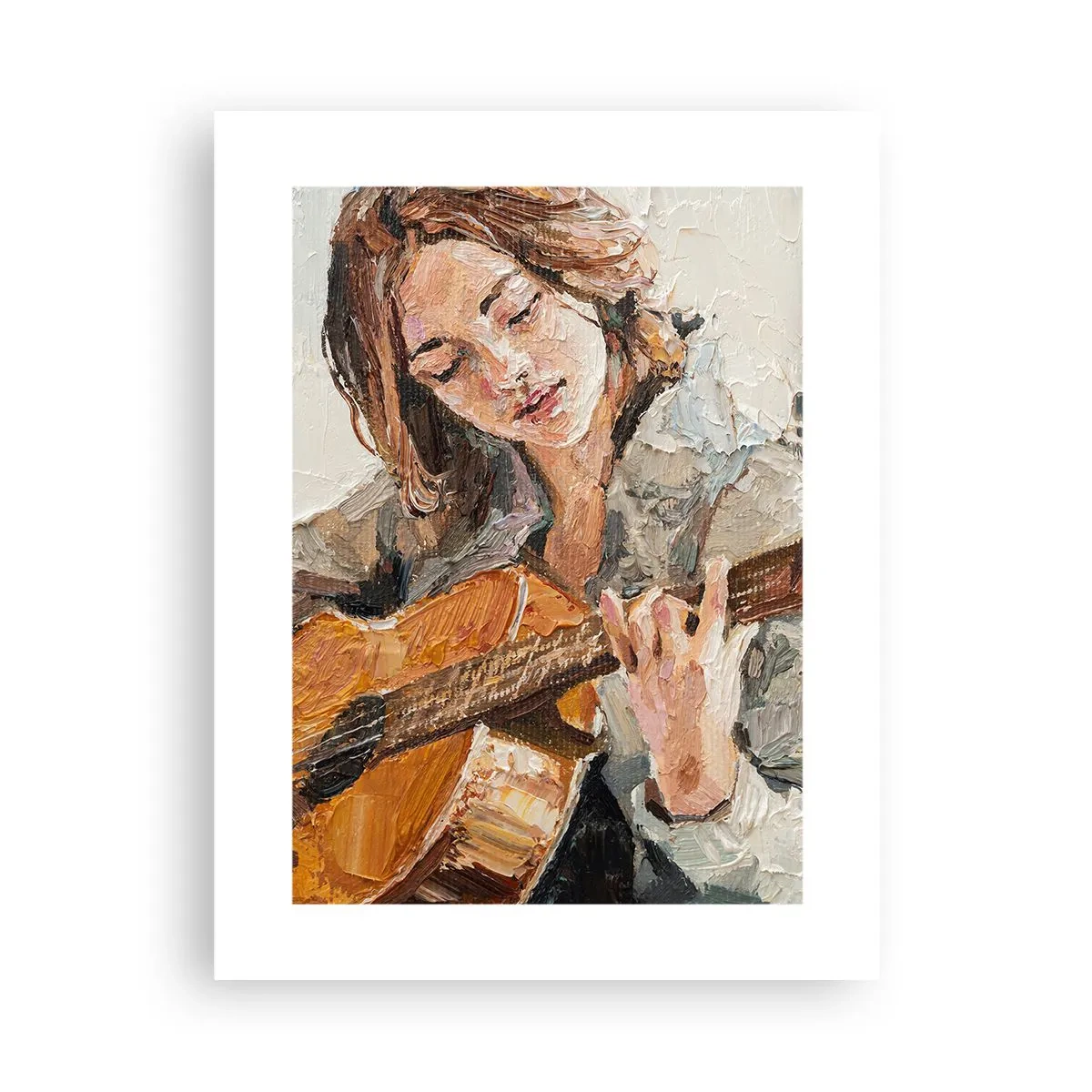 Plakat - Koncert na gitarę i dziewczęce serce - 30x40 cm