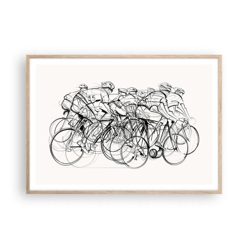 Plakat w ramie jasny dąb - Wespół w zespół - 100x70 cm