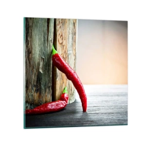 Obraz na szkle - Red hot chili peppers - 70x70 cm