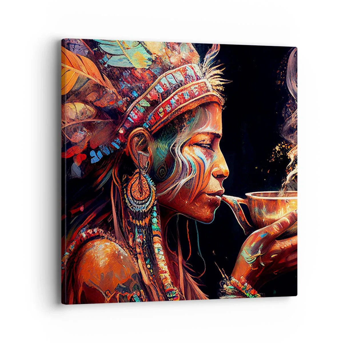 Obraz na płótnie - Magiczny rytuał - 40x40 cm