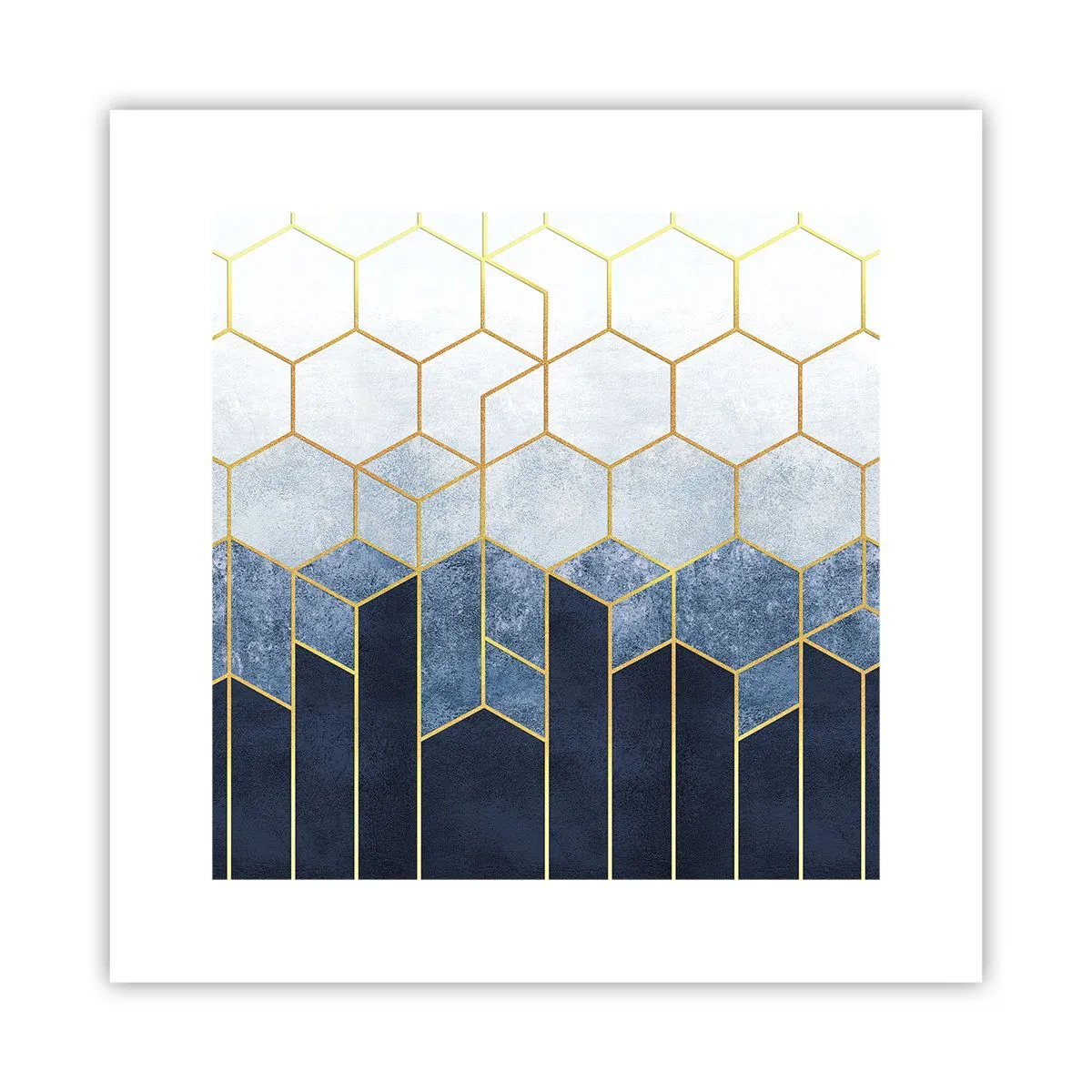 Plakat - Kompozycja w synkopowym rytmie - 30x30 cm