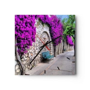 Zegar ścienny - Spotkajmy się jak najprędzej - 40x40 cm