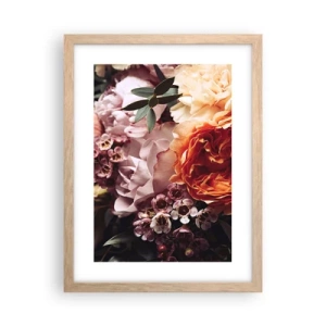 Plakat w ramie jasny dąb - Otulone pięknem - 30x40 cm