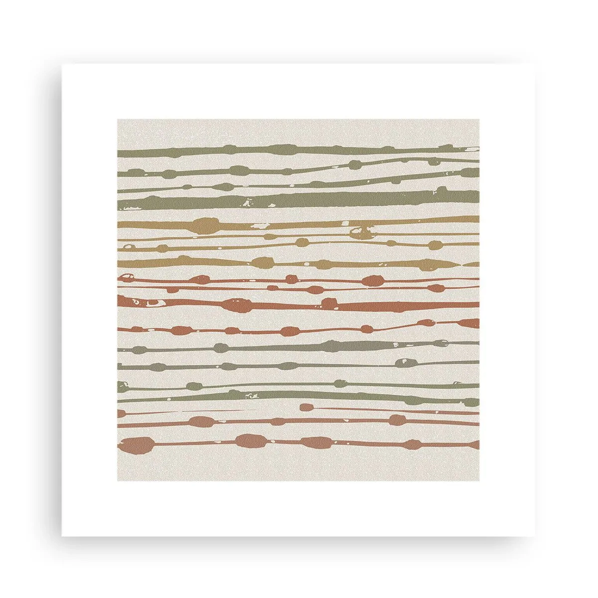 Plakat - Muzyczny zapis barw - 30x30 cm