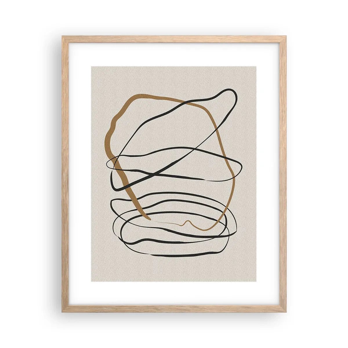 Plakat w ramie jasny dąb - Kompozycja – taniec opętaniec - 40x50 cm