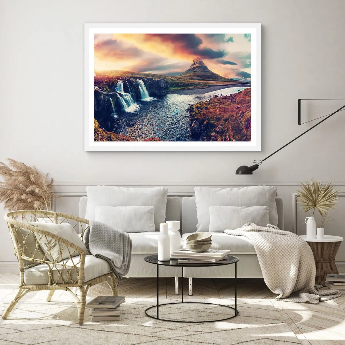 Plakat w białej ramie - W majestacie przyrody - 40x30 cm