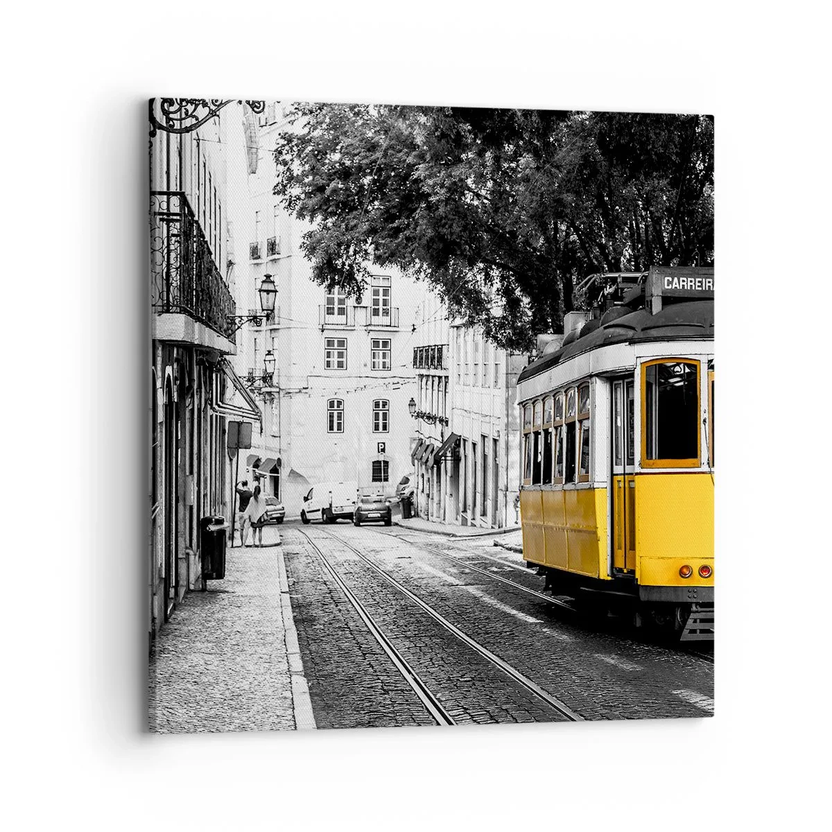 Obraz na płótnie - I fado w tle - 70x70 cm