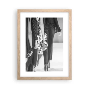 Plakat w ramie jasny dąb - Stylowa parada - 30x40 cm