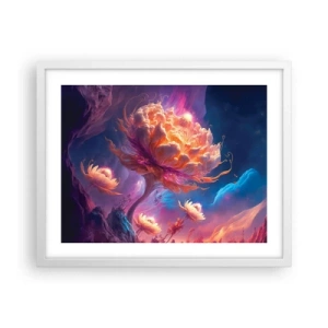 Plakat w białej ramie - Inny świat - 50x40 cm