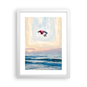 Plakat w białej ramie - Do innego wymiaru - 30x40 cm