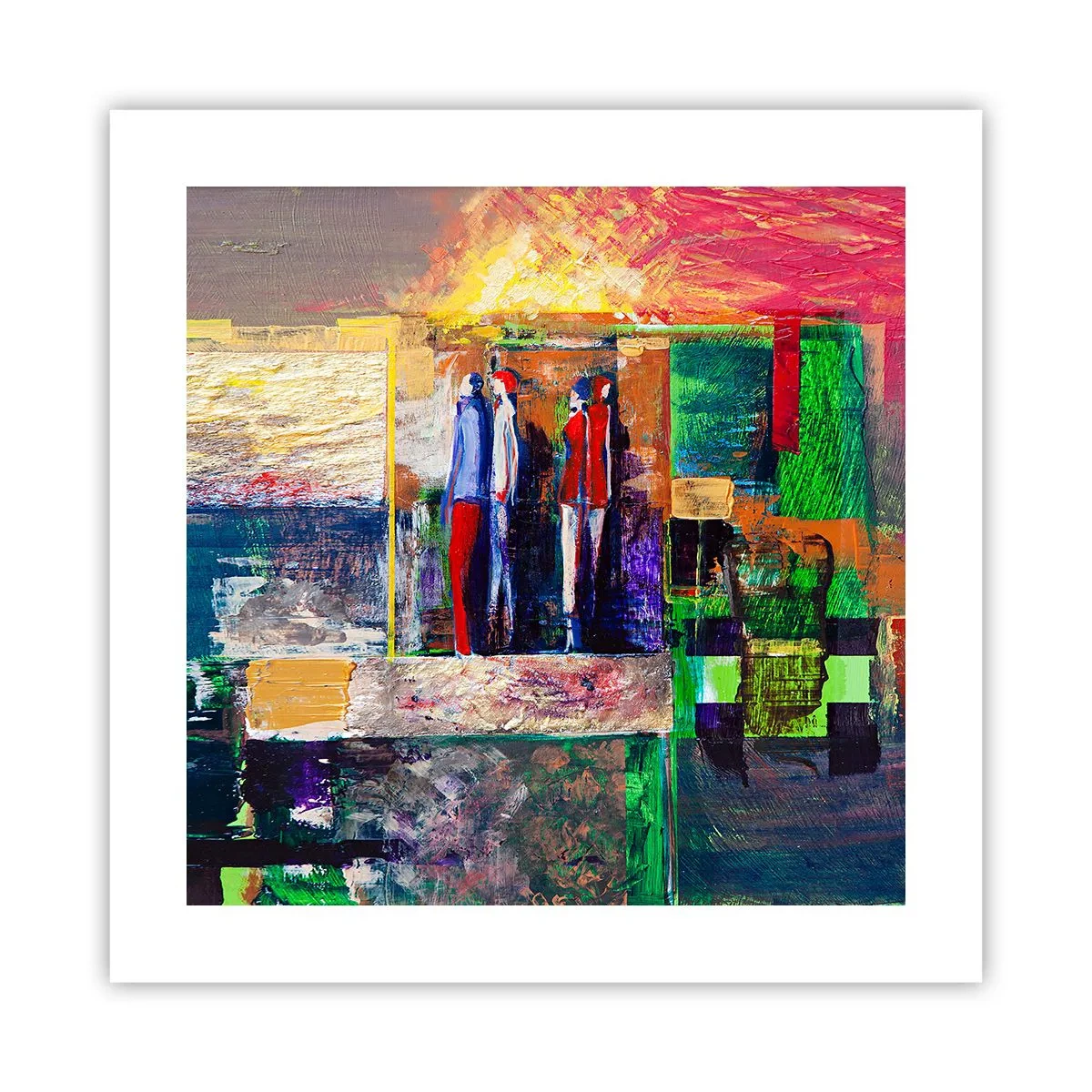 Plakat - Relacje i emocje - 40x40 cm