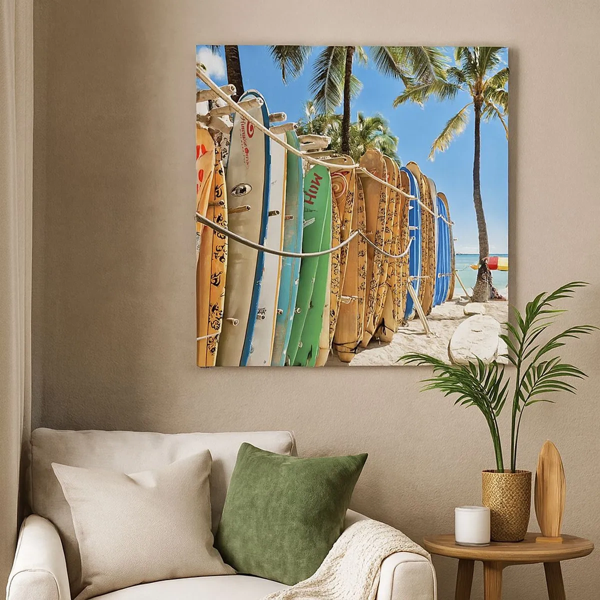 Obraz na płótnie - Słoneczna zabawa - 30x30 cm