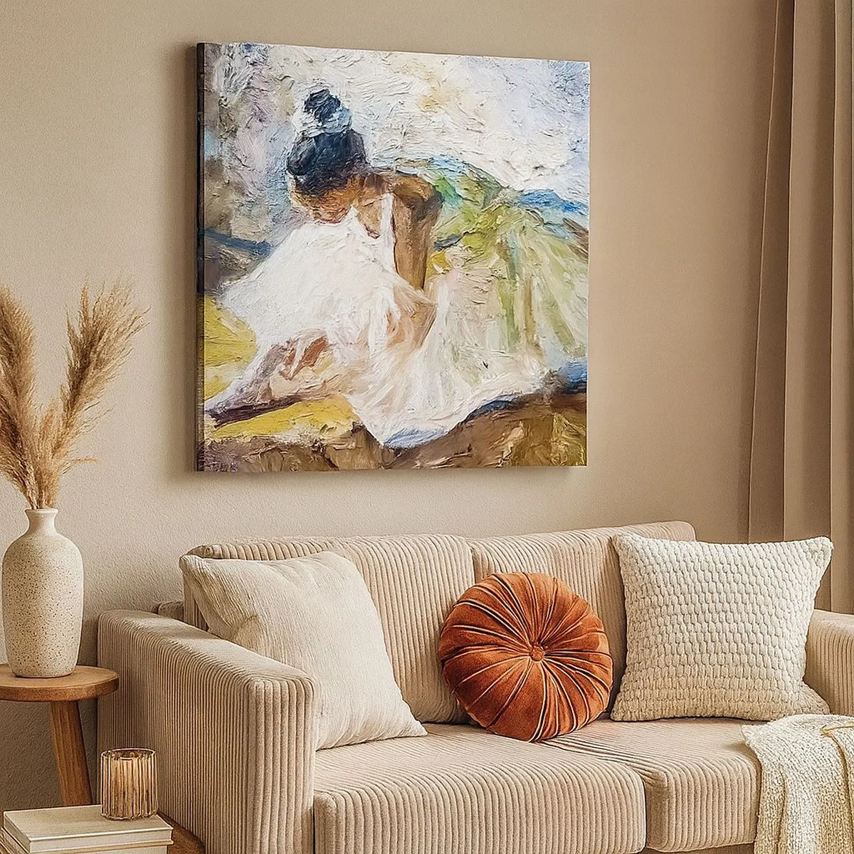 Obraz na płótnie - Z obrazu Degasa - 30x30 cm