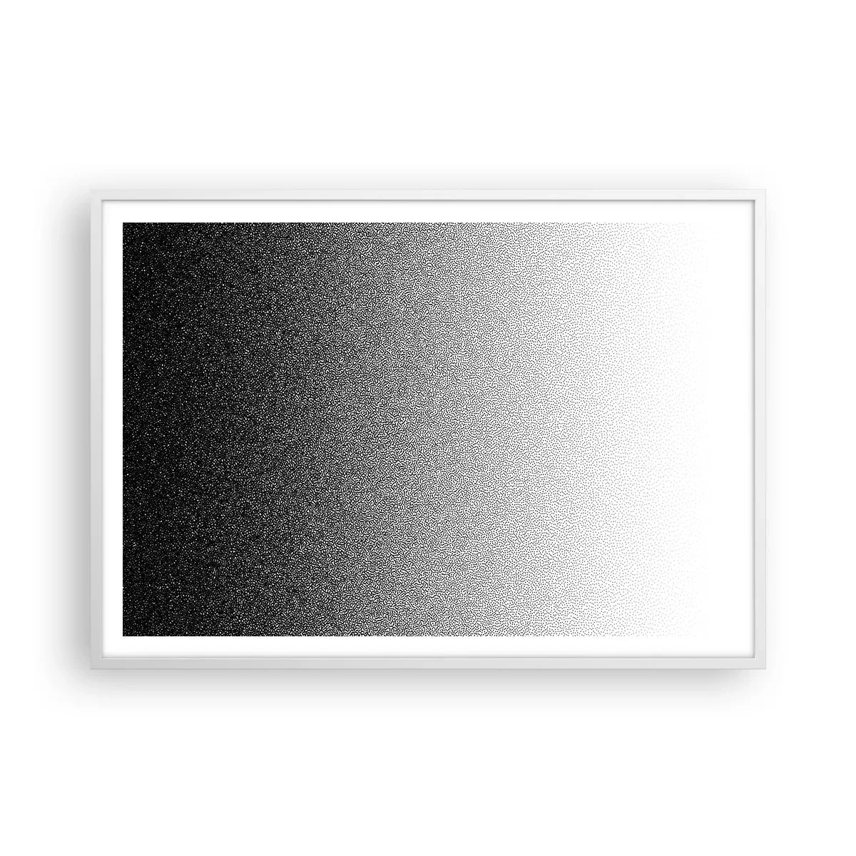 Plakat w białej ramie - W stronę światła - 100x70 cm