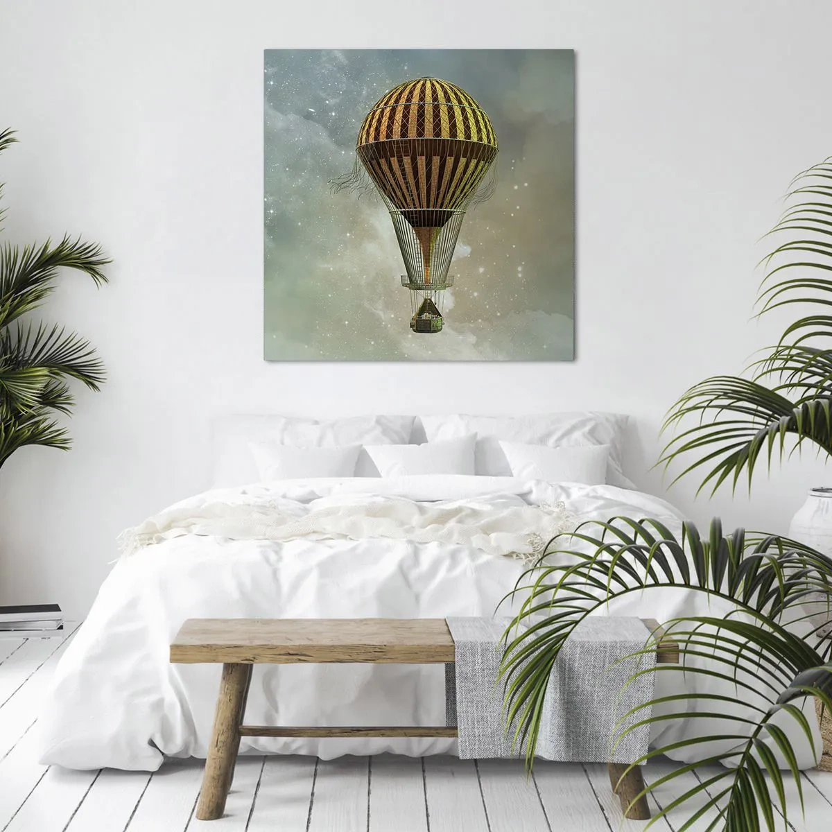 Obraz na płótnie - Pionierskie loty - 70x70 cm