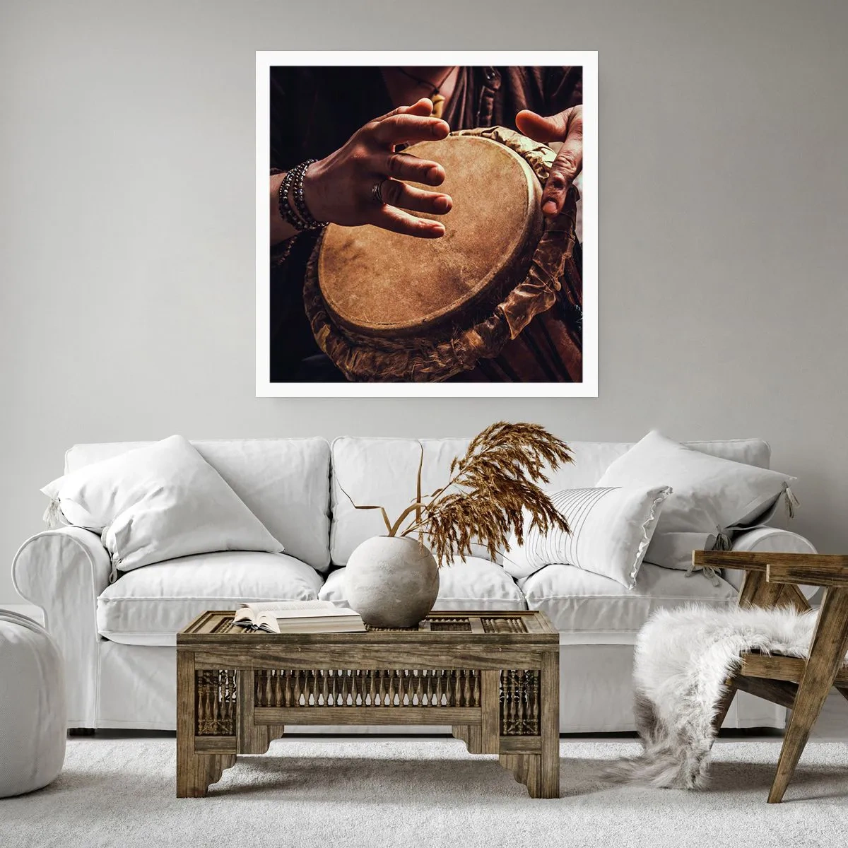 Plakat - W rytmie serca - 60x60 cm