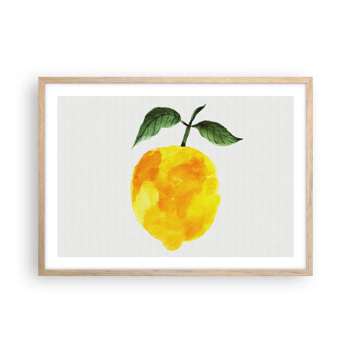 Plakat w ramie jasny dąb - Jak poznać smak słońca - 70x50 cm