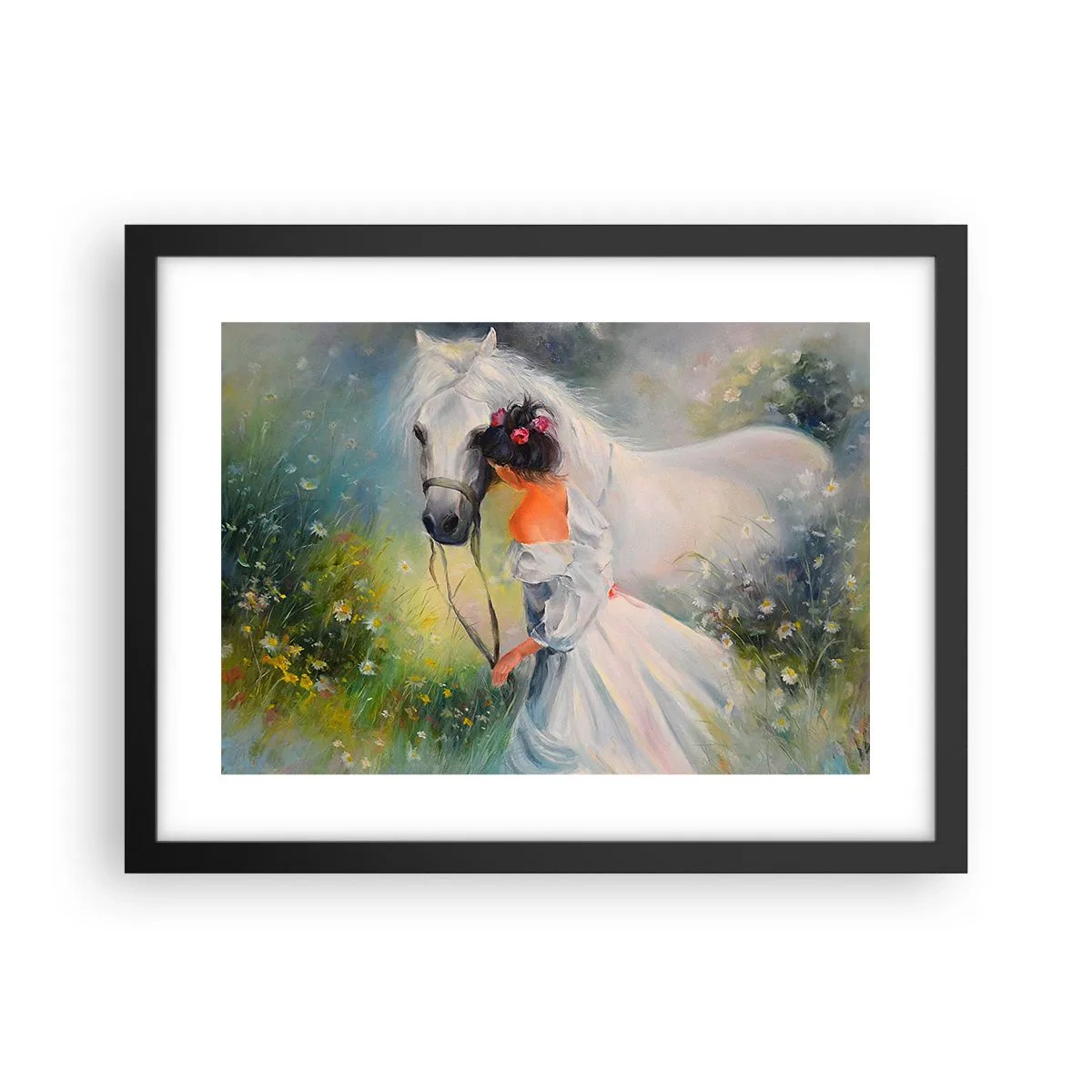 Plakat w czarnej ramie - Jak z pięknego snu - 40x30 cm